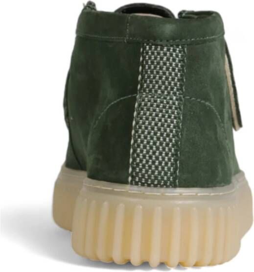 Clarks Suede Herenschoenen Herfst Winter Collectie Green Heren