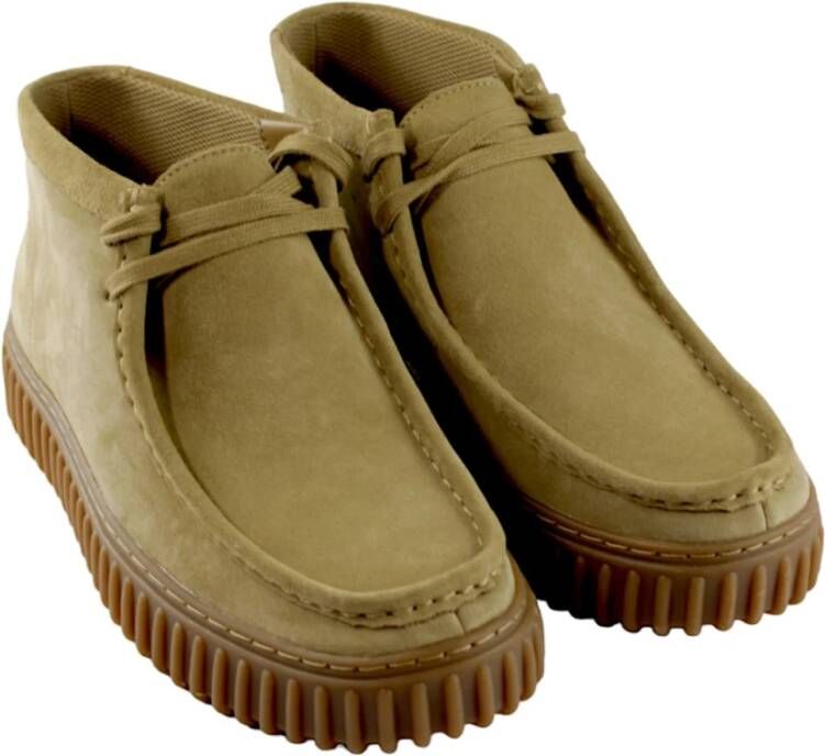 Clarks Suède sandaal Beige Heren