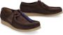 Clarks Suede Veterschoenen met Crêpe Zool Brown Heren - Thumbnail 2