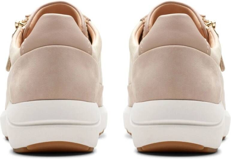 Clarks Beige Zip Sneakers Beige Dames