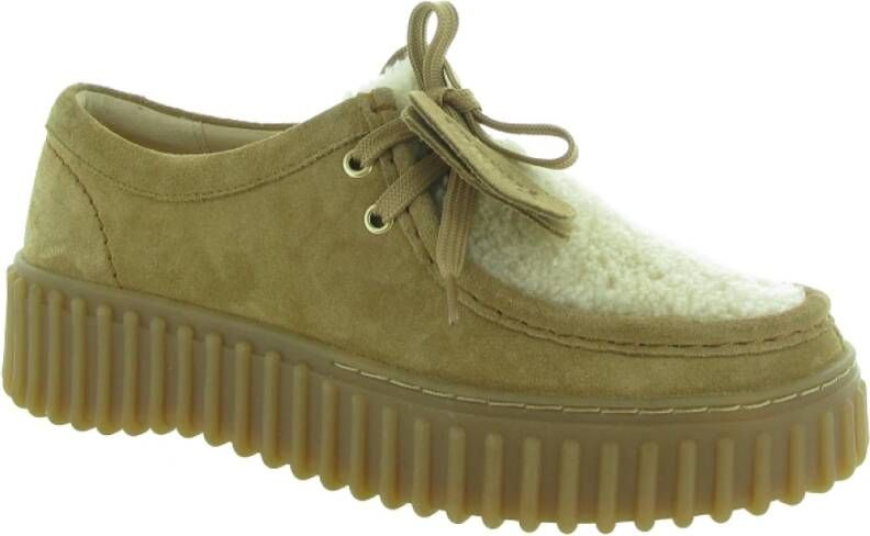 Clarks Torhill BEE Schoenen Beige Dames