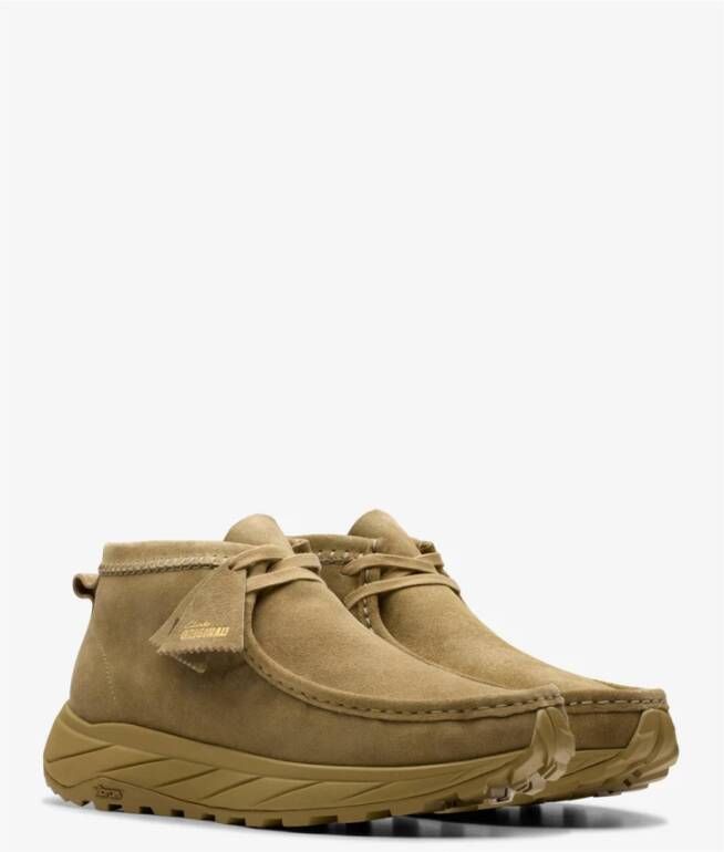 Clarks Wallabee Eden Beige Laarzen Brown Heren