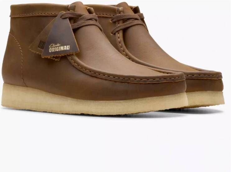 Clarks Wallabee Laarzen Brown Heren