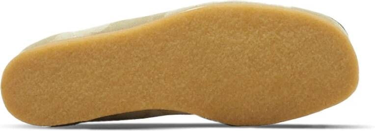 Clarks Wallabee Mocassin Stijl Schoenen Green Dames