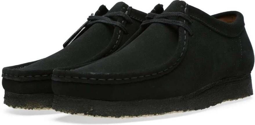 Clarks Wallabee Schoenen Black Heren