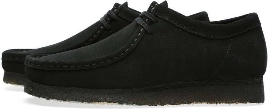 Clarks Wallabee Schoenen Black Heren