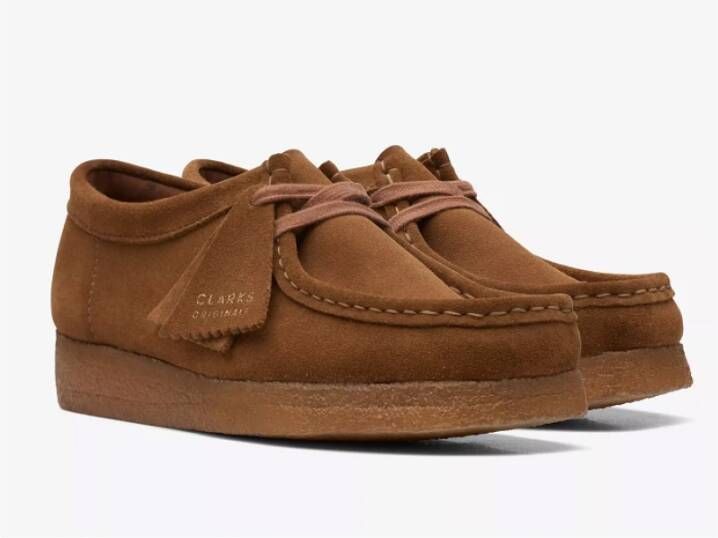 Clarks Wallabee Schoenen Brown Dames