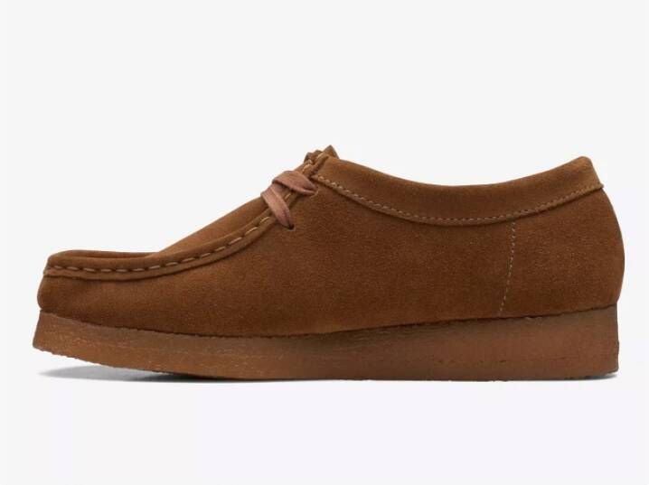 Clarks Wallabee Schoenen Brown Dames