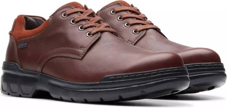 Clarks Waterdichte Veterschoen Bruin Brown Heren