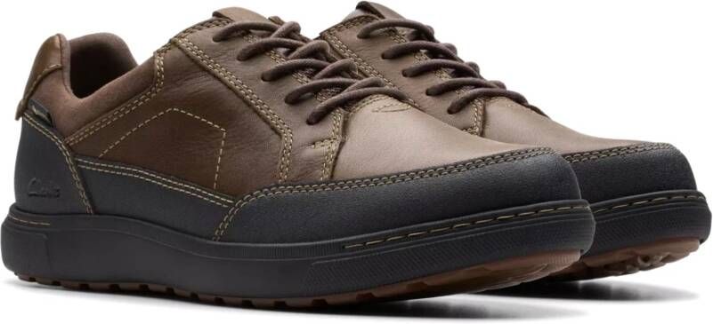 Clarks Waterdichte veterschoen voor heren Brown Heren