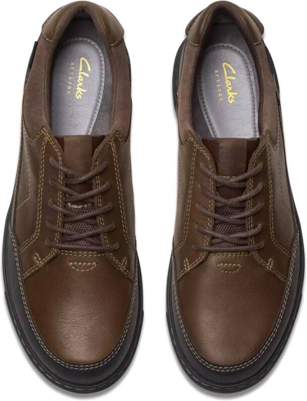 Clarks Waterdichte veterschoen voor heren Brown Heren