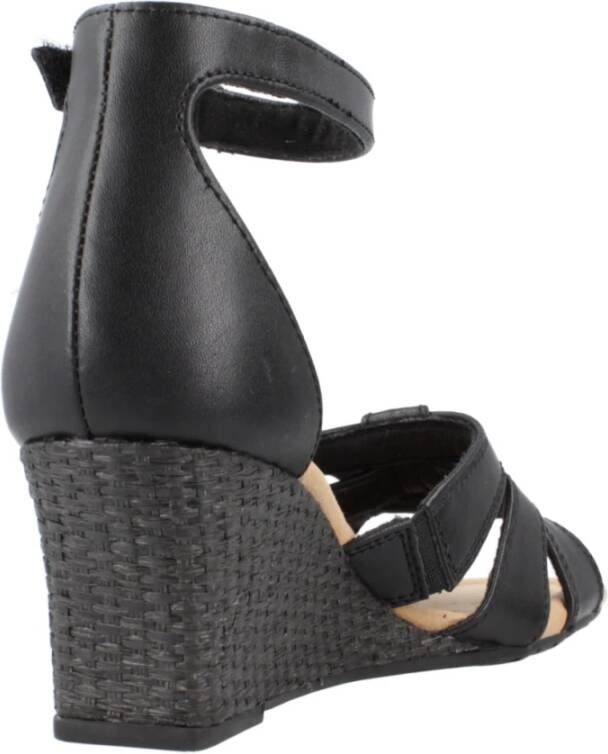 Clarks Wedges Black Dames