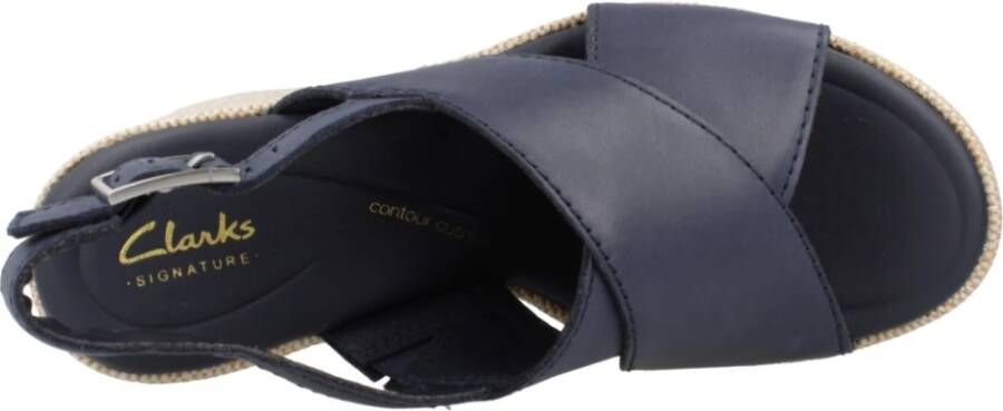 Clarks Wedges Blue Dames