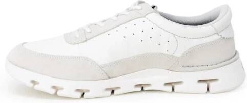 Clarks Witte Sneakers met Veters voor Mannen White Heren