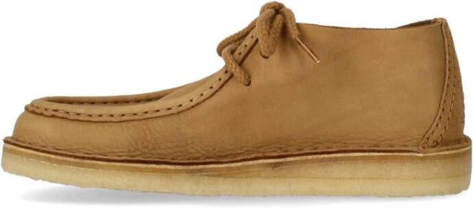 Clarks Woestijn Nomade Leren Enkellaars Beige Heren