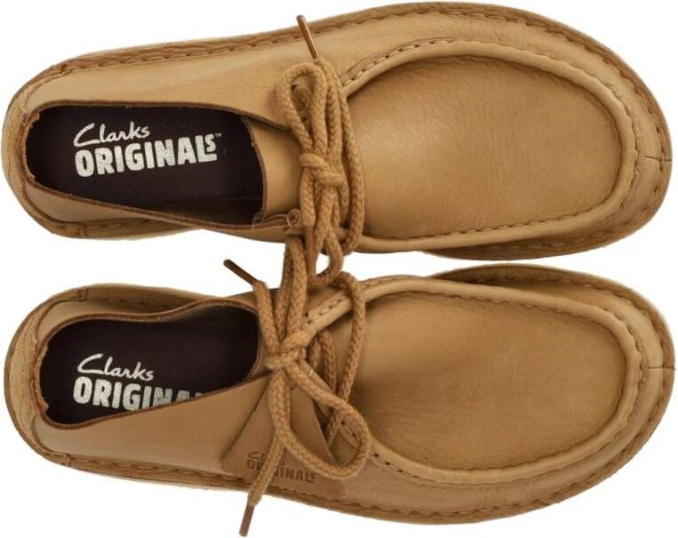 Clarks Woestijn Nomade Leren Enkellaars Beige Heren