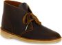 Clarks Woestijnlaars Bijenwas Leren Schoenen Green Heren - Thumbnail 4