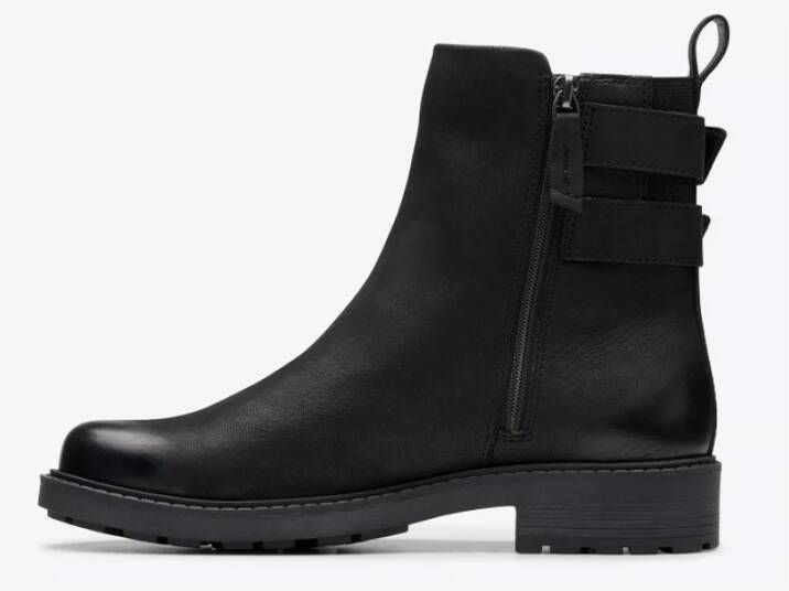 Clarks Zwart Orinoco 2 Bay Moon Boot Black Dames