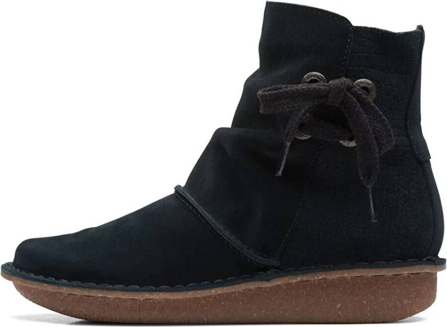 Clarks Zwarte Casual Schoenen Black Dames