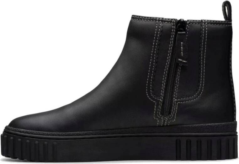 Clarks Zwarte enkellaarsjes voor vrouwen Black Dames