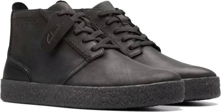 Clarks Zwarte enkellaarzen voor mannen Black Heren