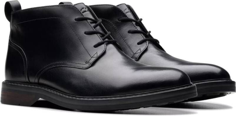 Clarks Zwarte Heren Chukka Enkellaars Black Heren