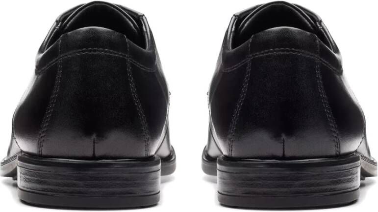 Clarks Zwarte Heren Formele Veterschoen Black Heren