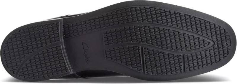 Clarks Zwarte Heren Formele Veterschoen Black Heren