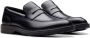 Clarks Zwarte herenloafer met gewatteerd voetbed Black Heren - Thumbnail 3