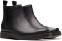 Clarks Zwarte Leren Enkellaars Heren Black Heren - Thumbnail 3