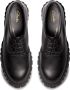 Clarks Zwarte Leren Veterschoenen Page Walk Black Dames - Thumbnail 3