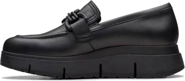 Clarks Zwarte Loafers voor Vrouwen Black Dames