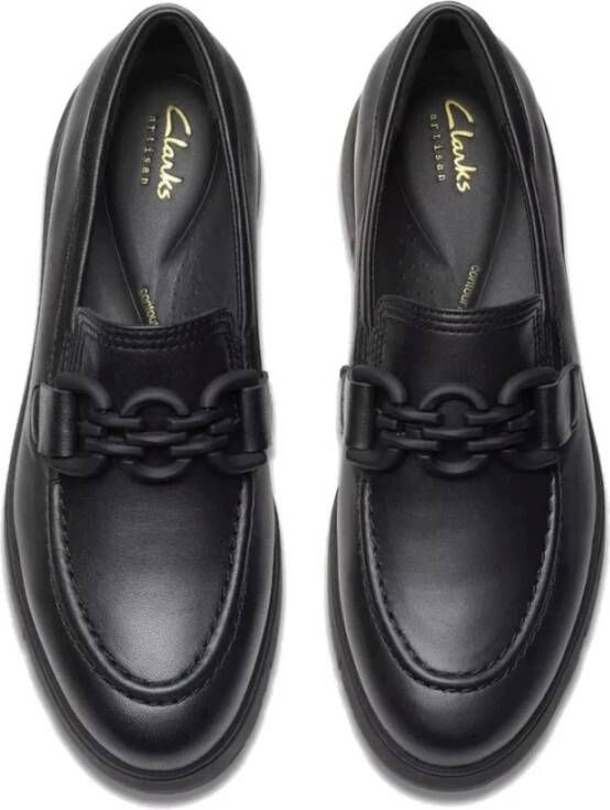 Clarks Zwarte Loafers voor Vrouwen Black Dames