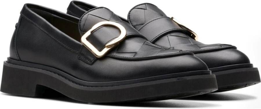 Clarks Zwarte Penny Loafers Damesschoenen Black Dames