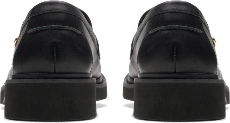 Clarks Zwarte Penny Loafers Damesschoenen Black Dames