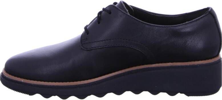 Clarks Zwarte Sneakers Sharon RAE Black Heren