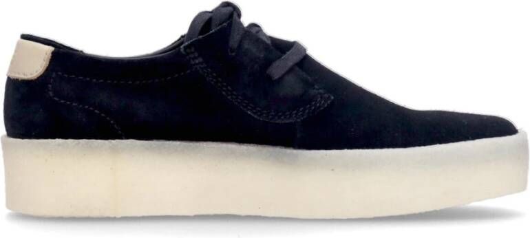 Clarks Zwarte Suède Mocassin Lifestyle Schoen Black Heren