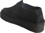 Clarks Zwarte Suède Sleehak Sneakers Black Dames - Thumbnail 3