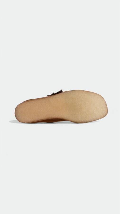 Clarks Zwarte Suède Wallabee Schoenen Brown Heren