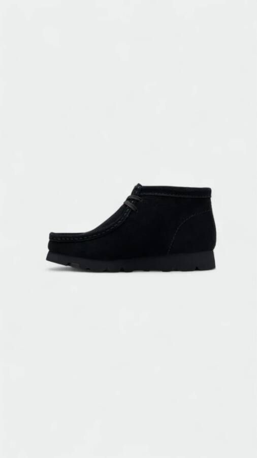 Clarks Zwarte Wallabee Boot GTX met Gore-Tex Black Heren