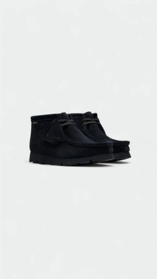 Clarks Zwarte Wallabee Boot GTX met Gore-Tex Black Heren