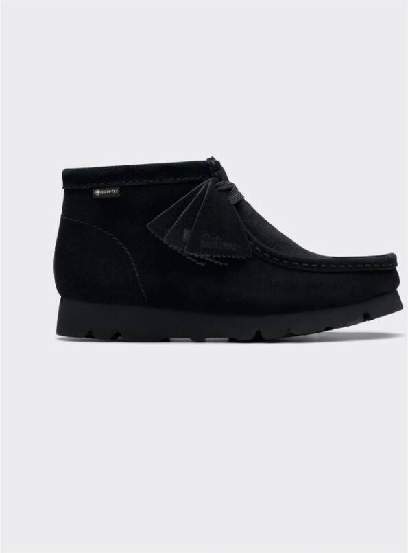 Clarks Zwarte Wallabee Boot GTX Vibram Zool Black Heren