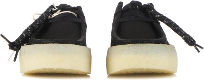 Clarks Zwarte Wallabee Cup Veterschoen Black Dames