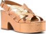 Clergerie Beige Sandalen Beige Dames - Thumbnail 4