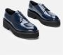 Clergerie Blauwe Lakleren Blutcher Schoenen Blue Dames - Thumbnail 3