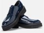 Clergerie Blauwe Lakleren Blutcher Schoenen Blue Dames - Thumbnail 4