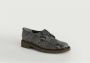 Clergerie Grijze Snakeskin Derbies met Zwarte Binnenkant Gray Dames - Thumbnail 2