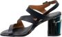 Clergerie Zwarte Leren Hoge Hak Sandalen Black Dames - Thumbnail 4