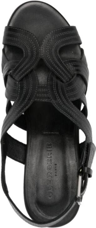 Clergerie Zwarte Sandalen Ss24 Black Dames