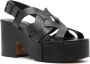 Clergerie Zwarte Sandalen Ss24 Black Dames - Thumbnail 4